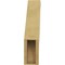 Ekena Millwork 5-inch W x 18-inch D x 24-inch H Funston Rough Cedar Woodgrain TimberThane Knee Brace, Primed BRCUR05X18X24FSTRCPR - alternate 6